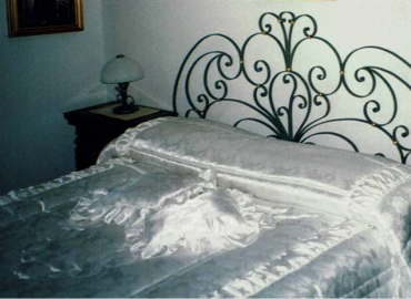 Letto in ferro battuto 1