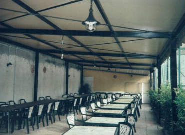 Struttura esterna coperta