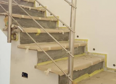 Ringhiera in acciao 2